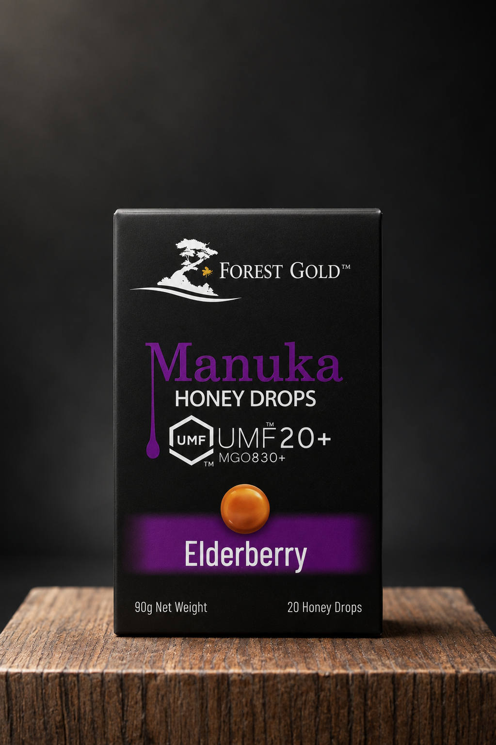 Manuka Honey Drops Elderberry