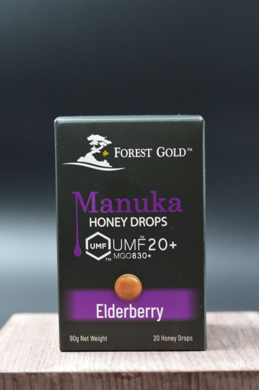 Manuka Honey Drops Elderberry